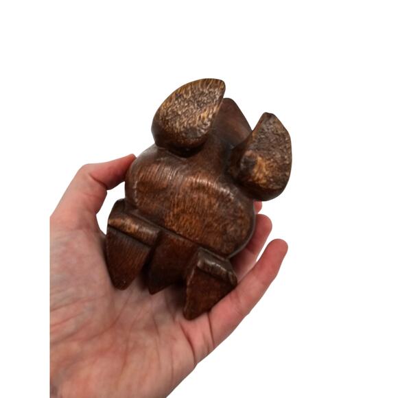 Wooden Frog Guiro Rasp Percussion Musical Instrument Carved Croaking Frog - Picture 5 of 6